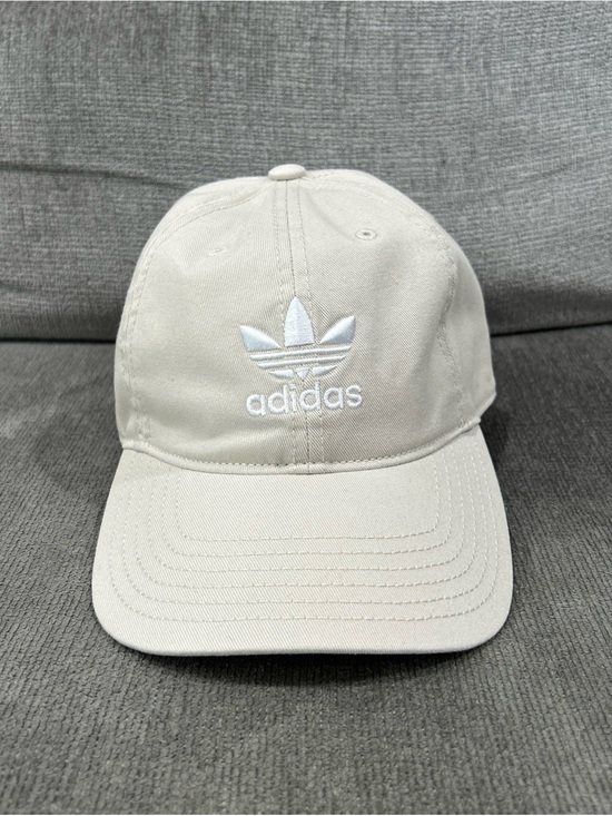 adidas Accessories - Adidas Baseball Cap Hat Logo Women’s Adjustable Beige Khaki